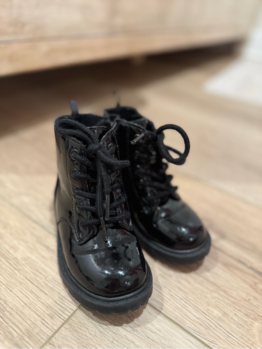 Kids Black Boots